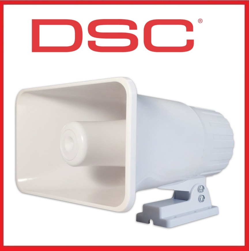 Sirena exterior sonido policial original DSC SD-30 – Infinity Seguridad